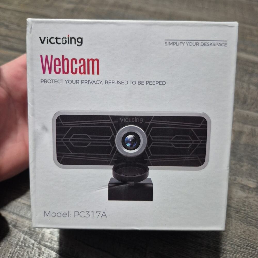 VicTsing Webcam HD 1080P Web Camera Cam Microphone Noise Reduction PC317A New